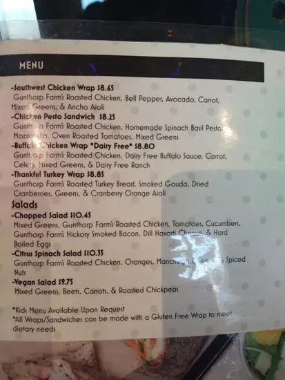 Menu 4