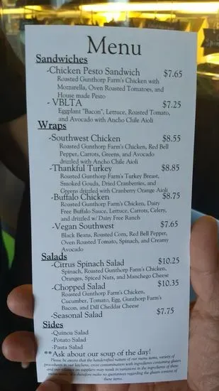 Menu 6