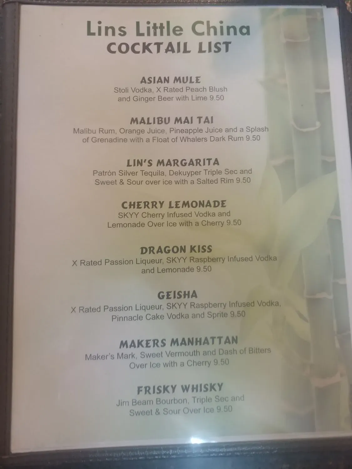 Menu 5