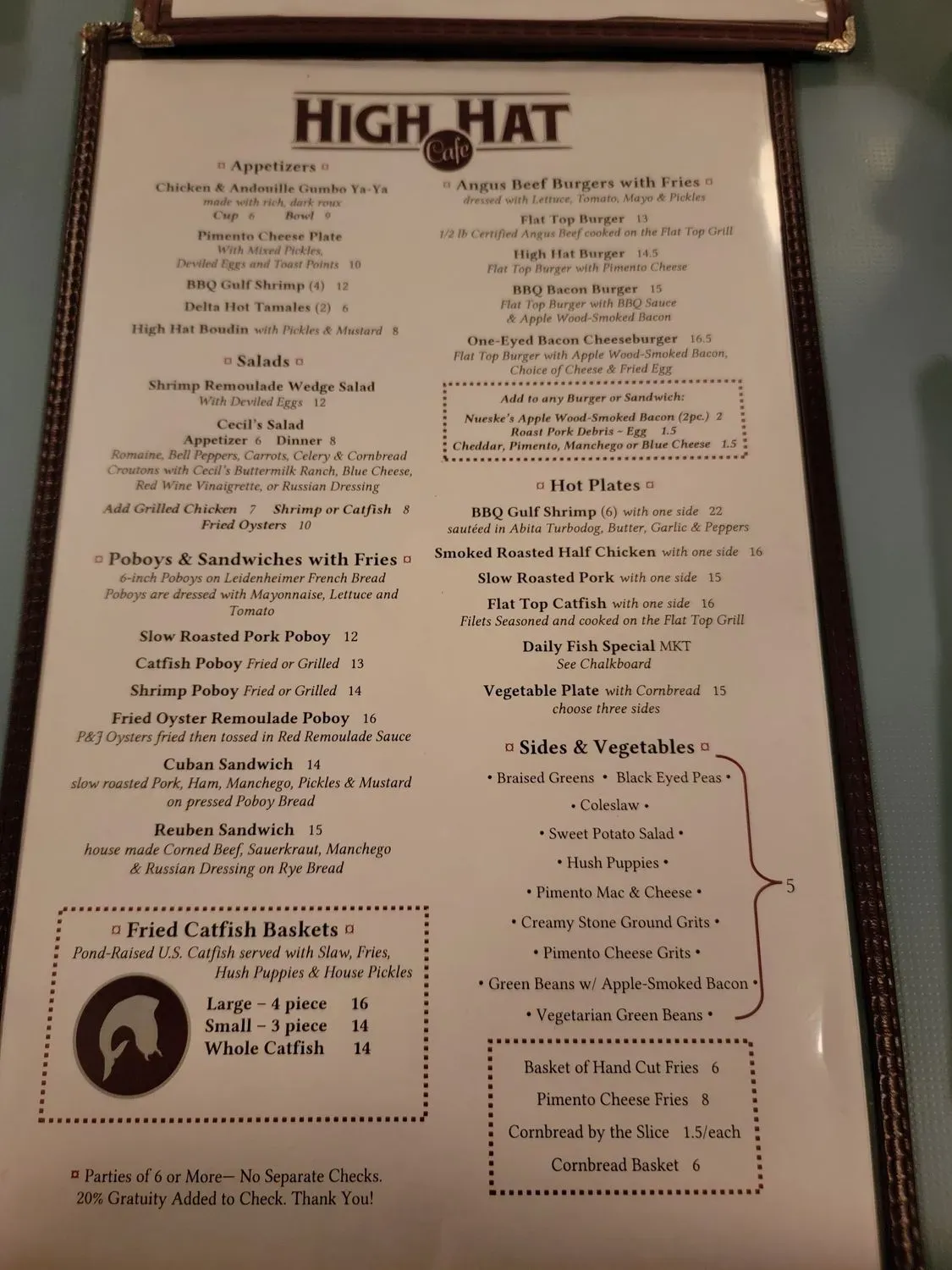 Menu 6