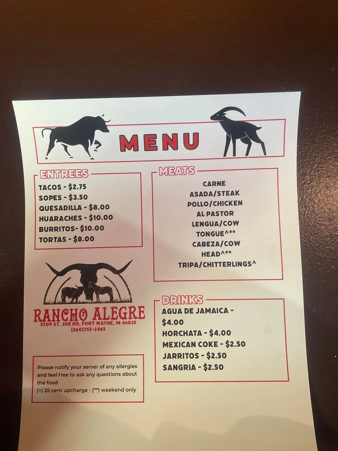 Menu 4