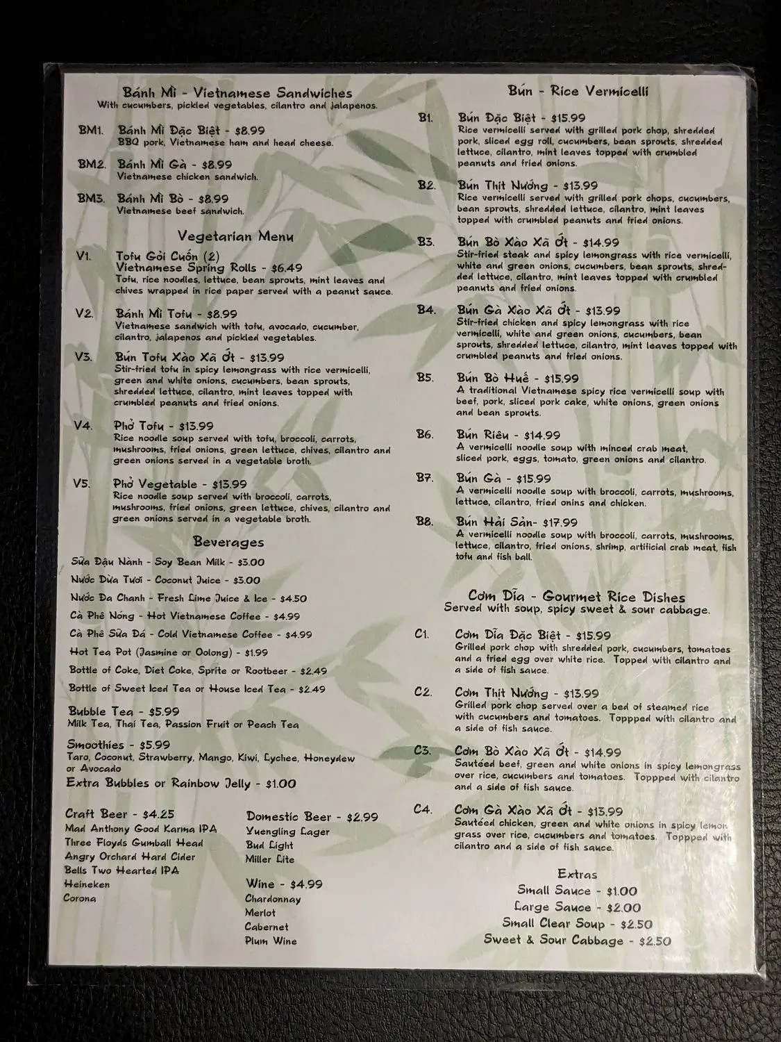 Menu 2