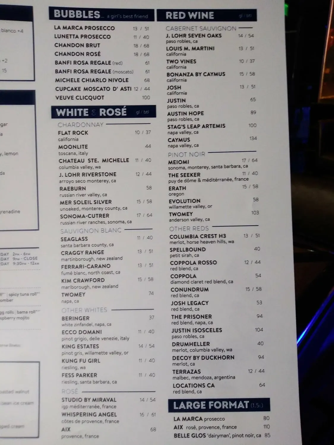 Menu 6