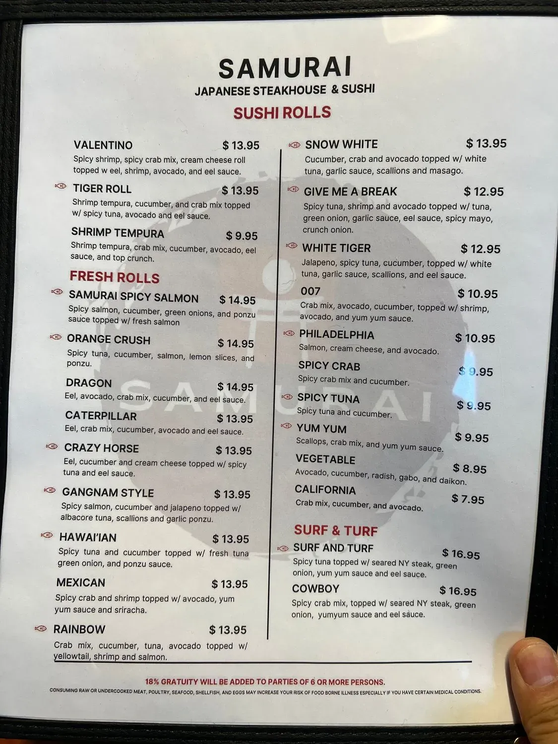 Menu 6