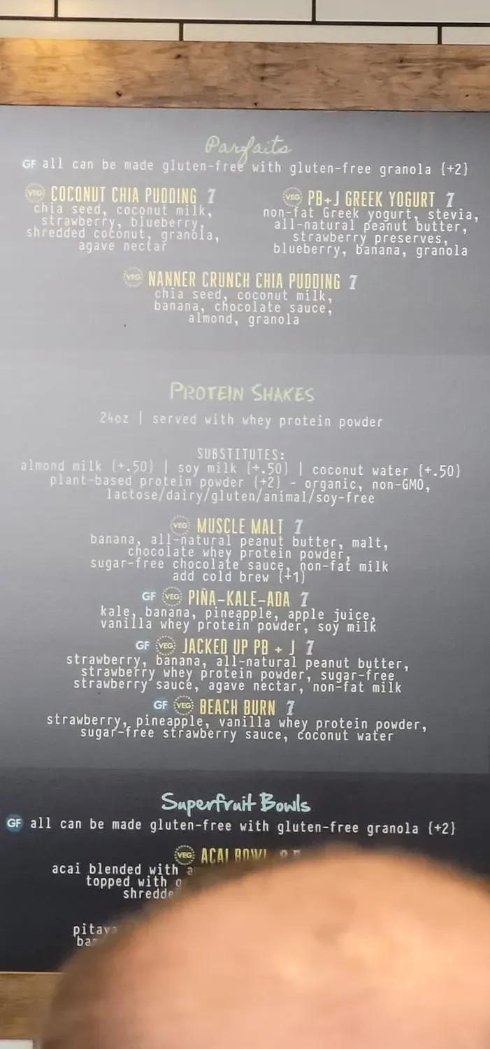 Original ChopShop Menu - Updated November 2025