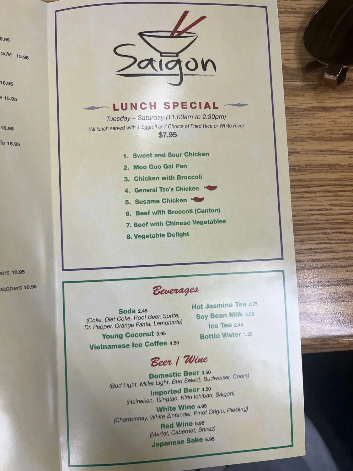 Menu 4