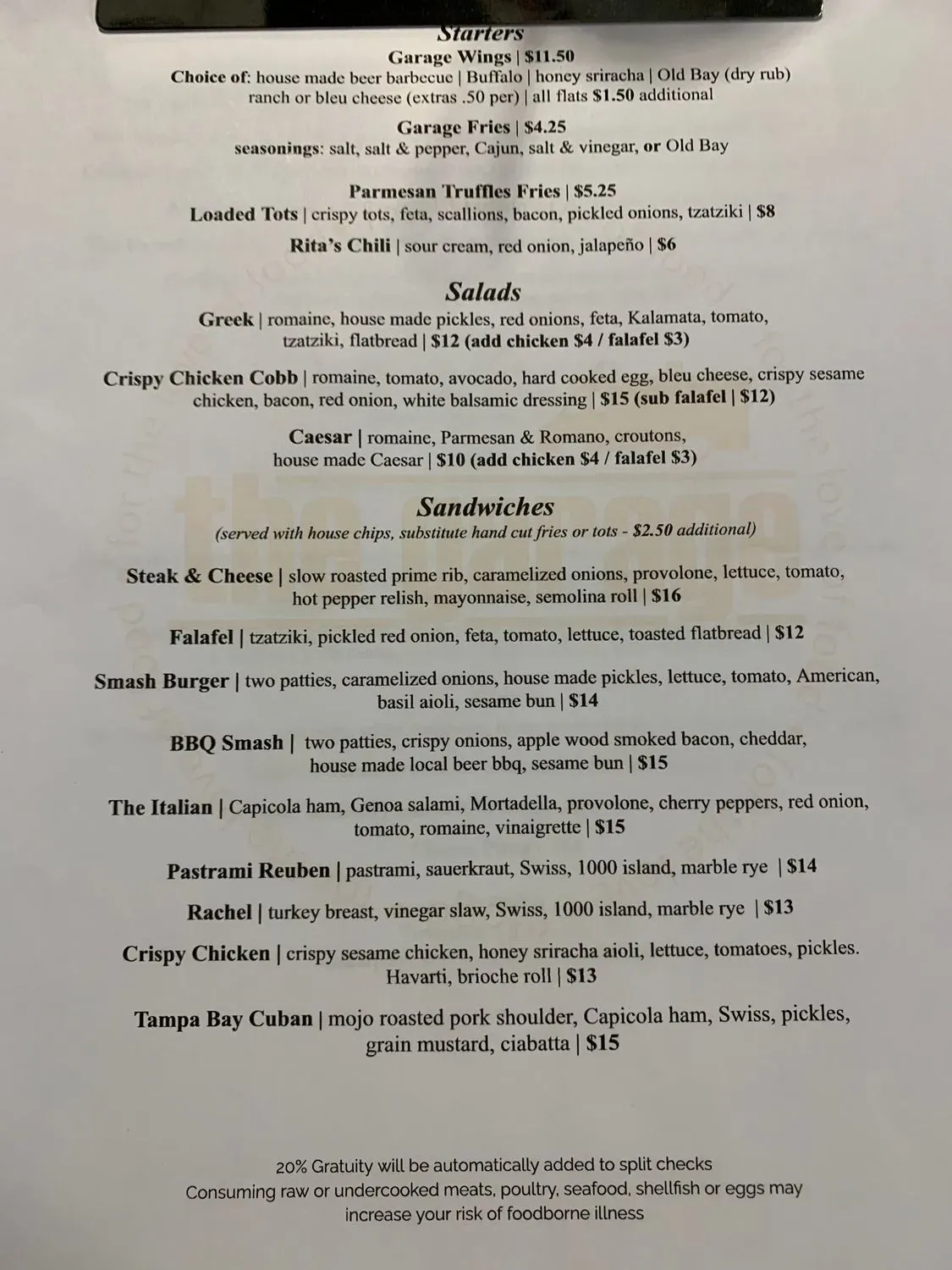 Menu 2