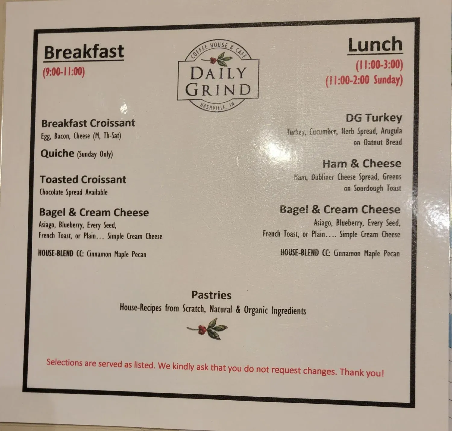 Menu 2