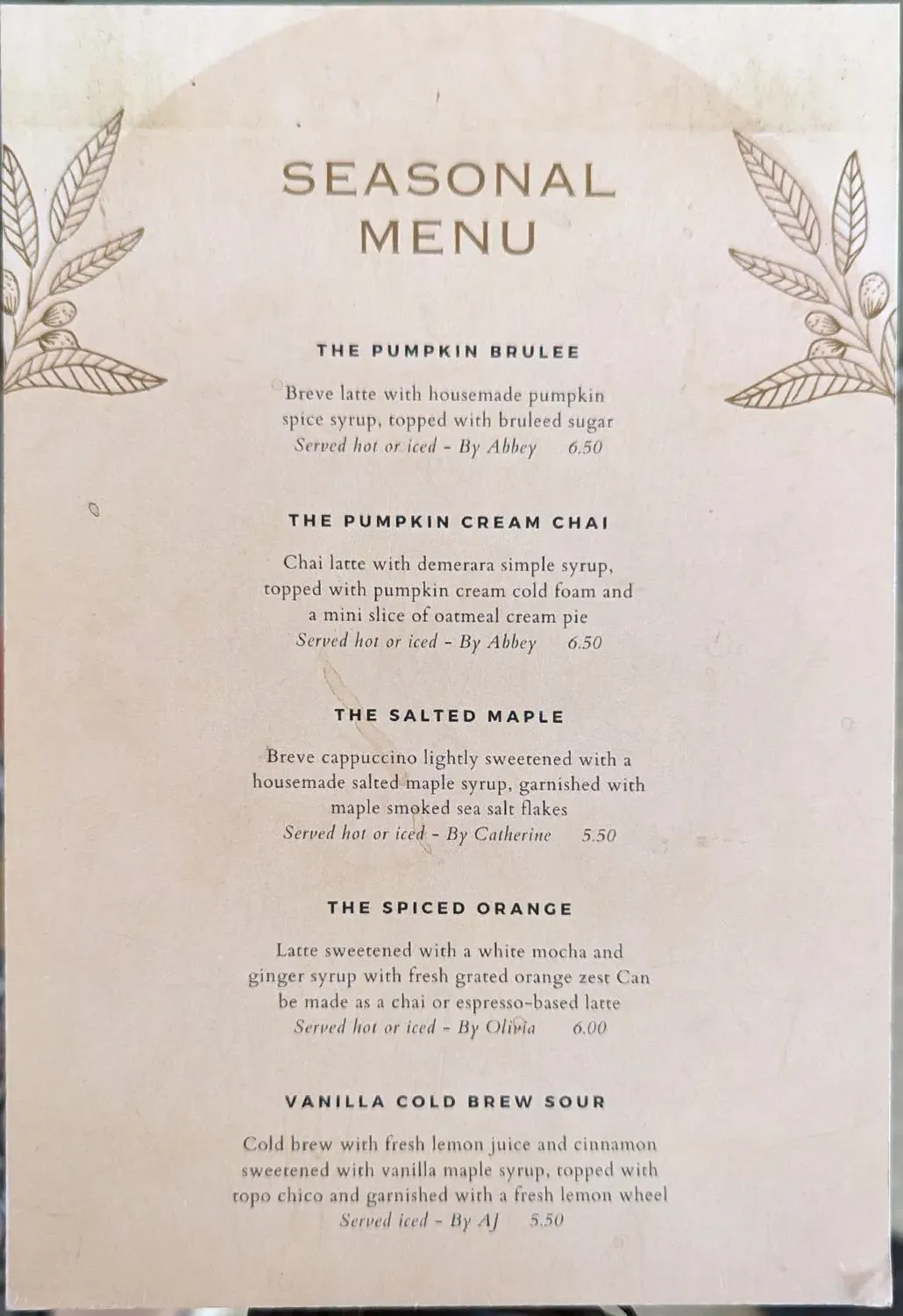 Menu 2