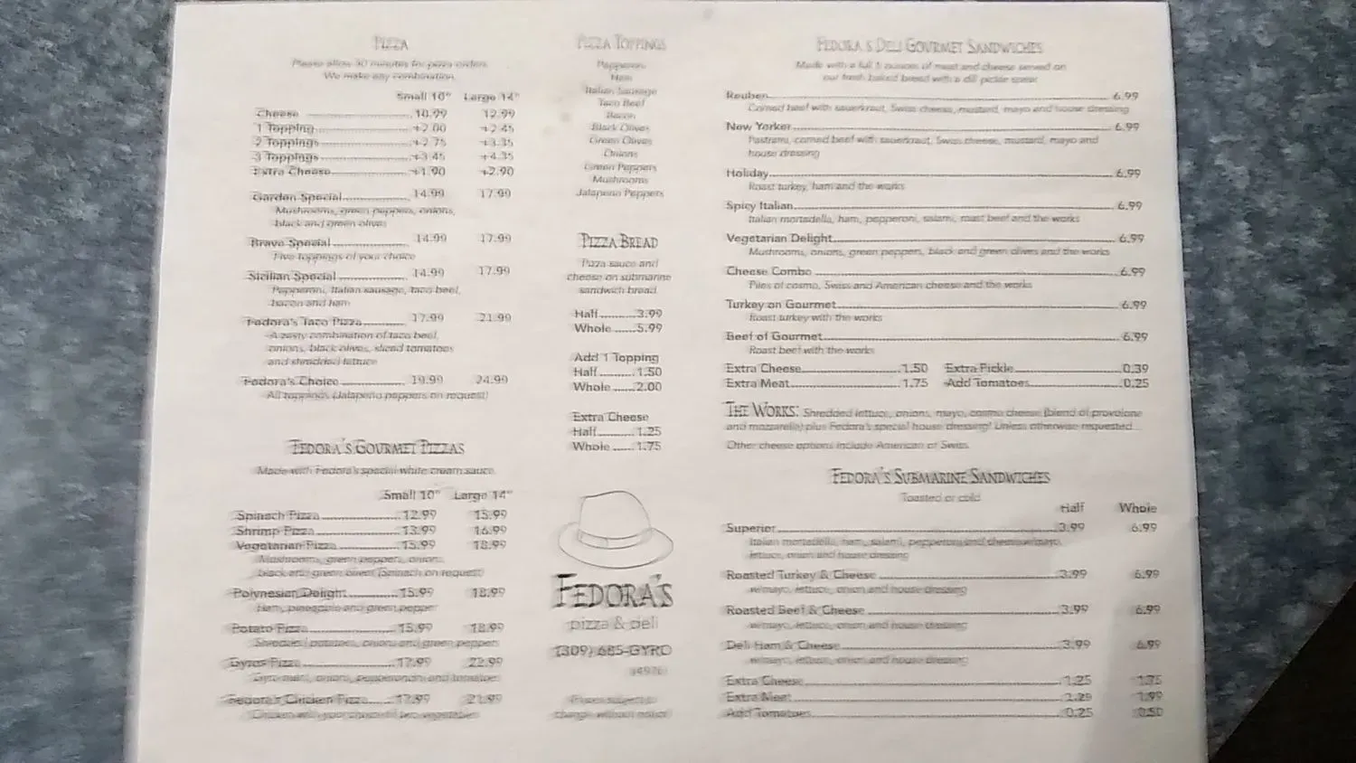 Menu 4