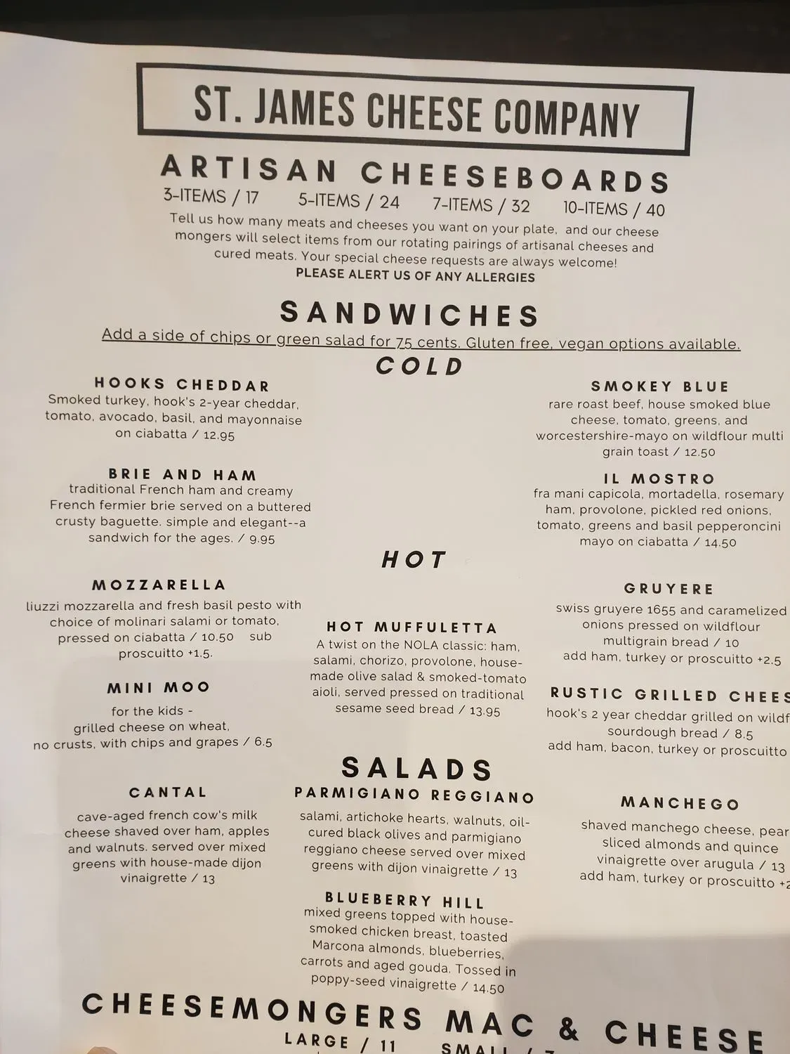 Menu 4