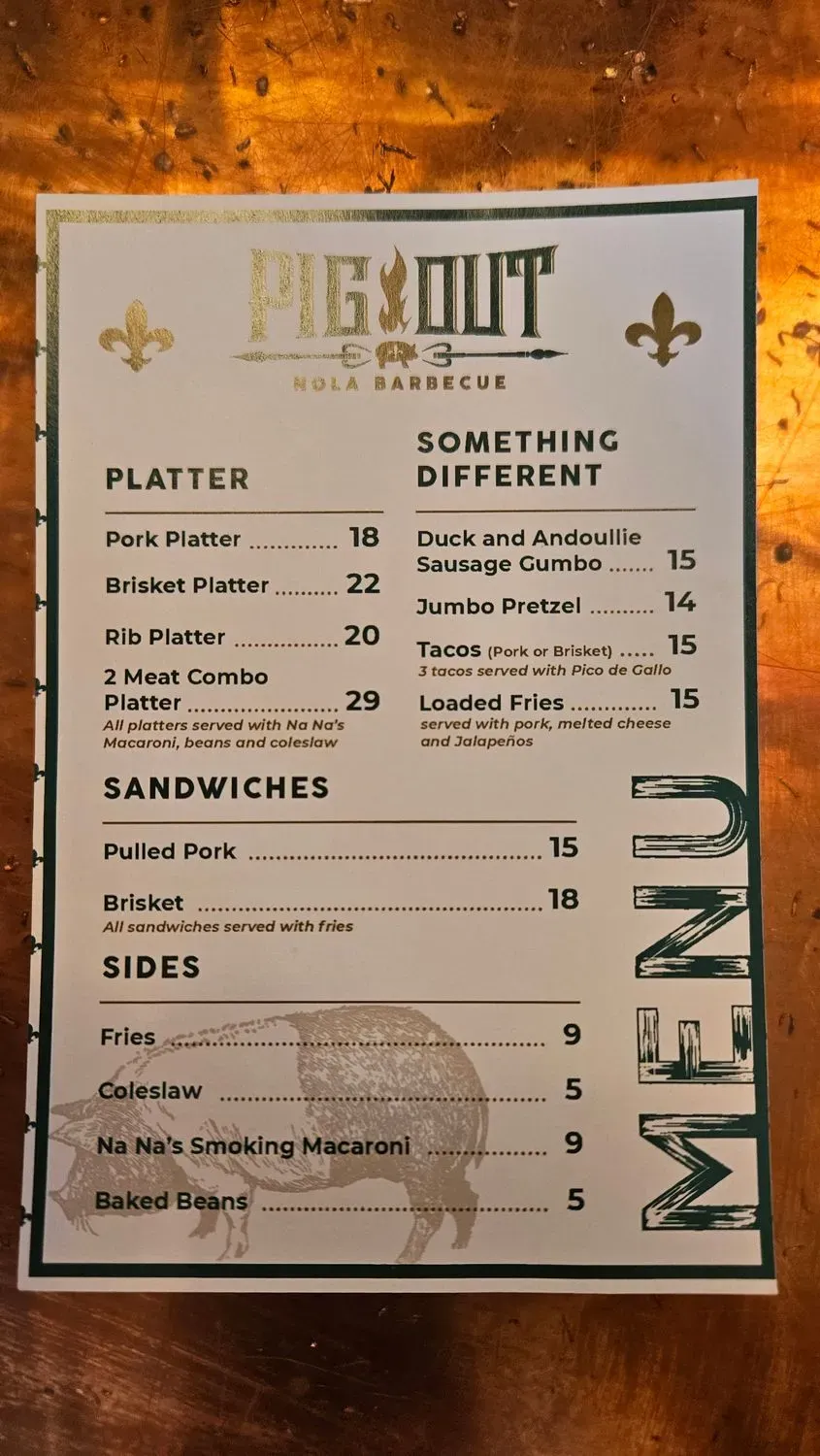 Menu 5