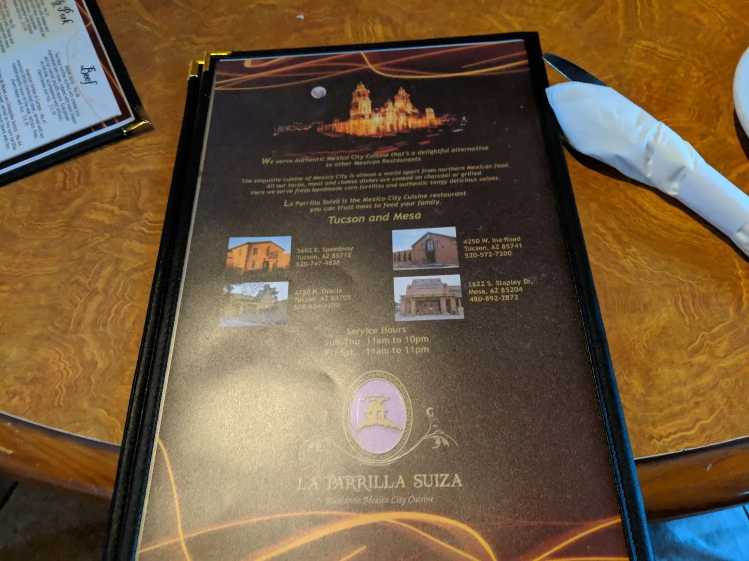 Menu 6