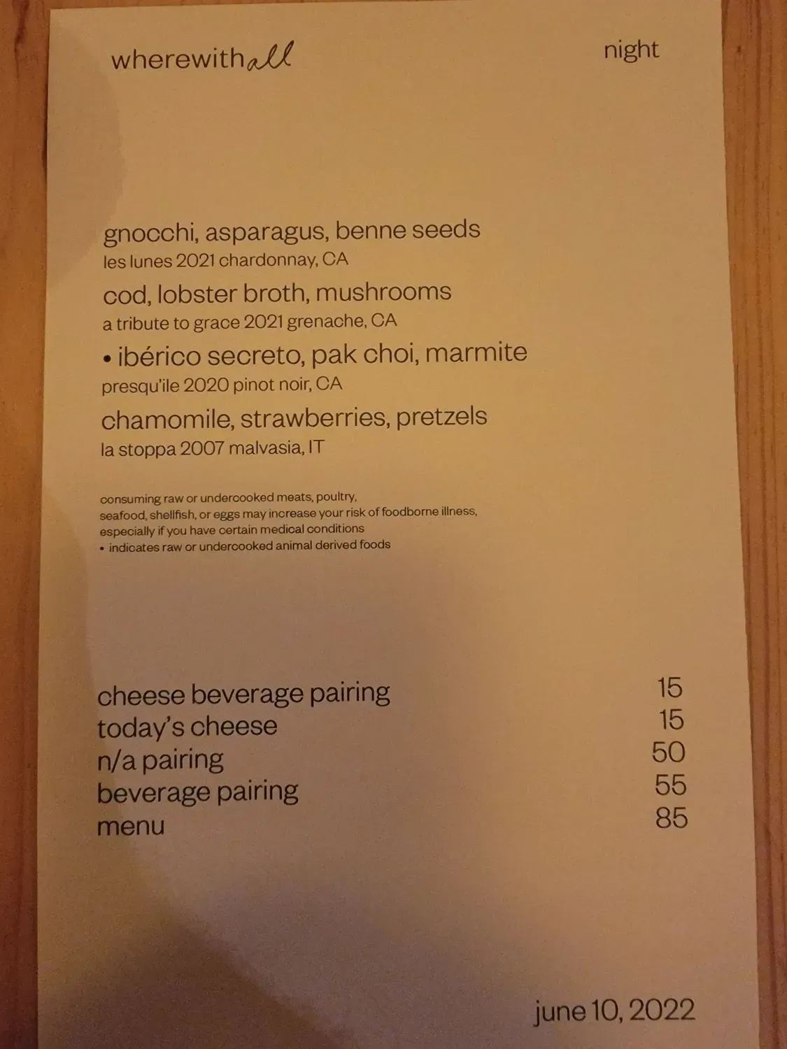 Menu 2