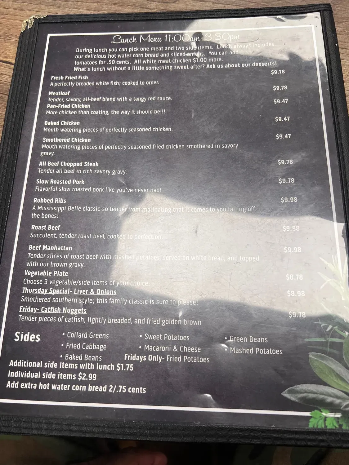 Menu 6