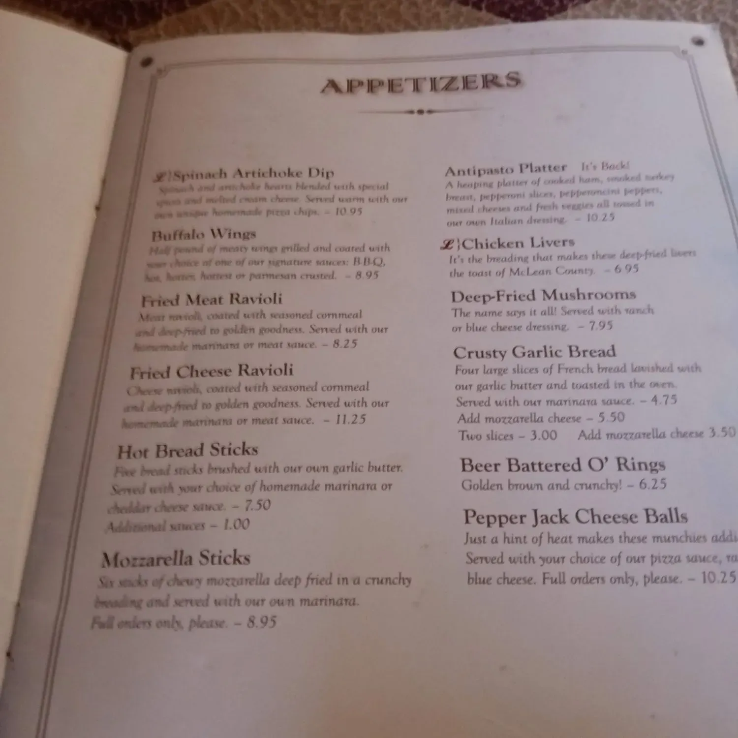 Menu 4