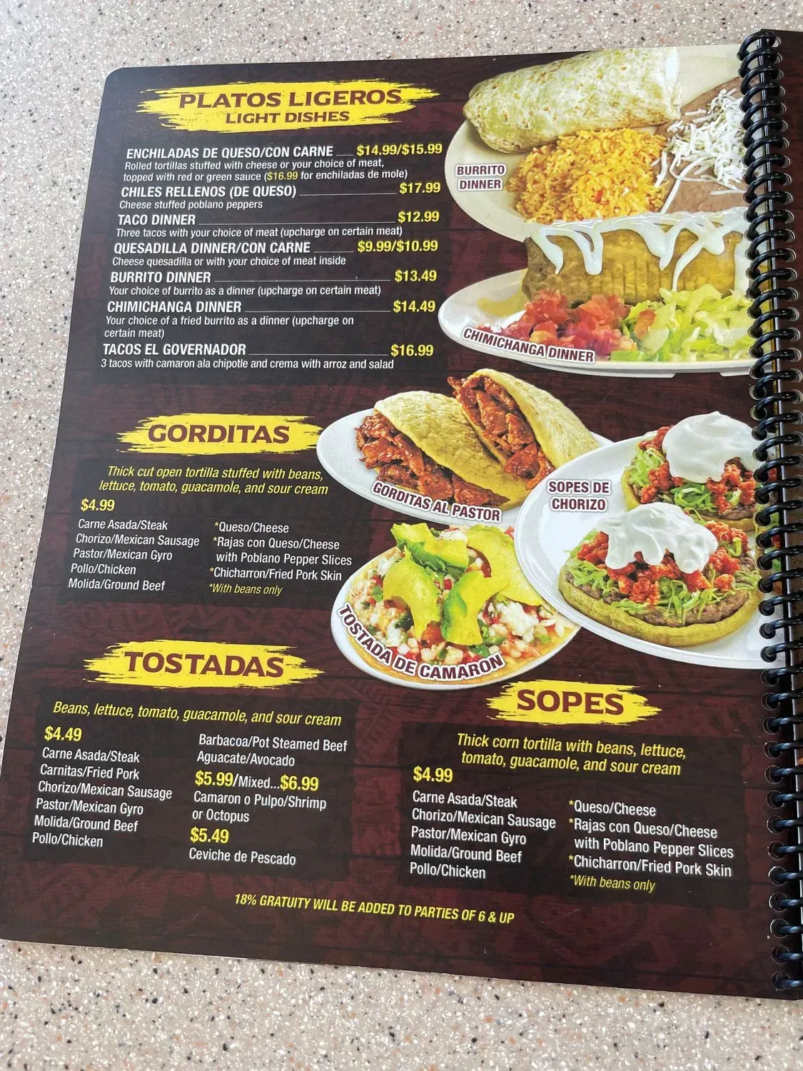 Menu 4