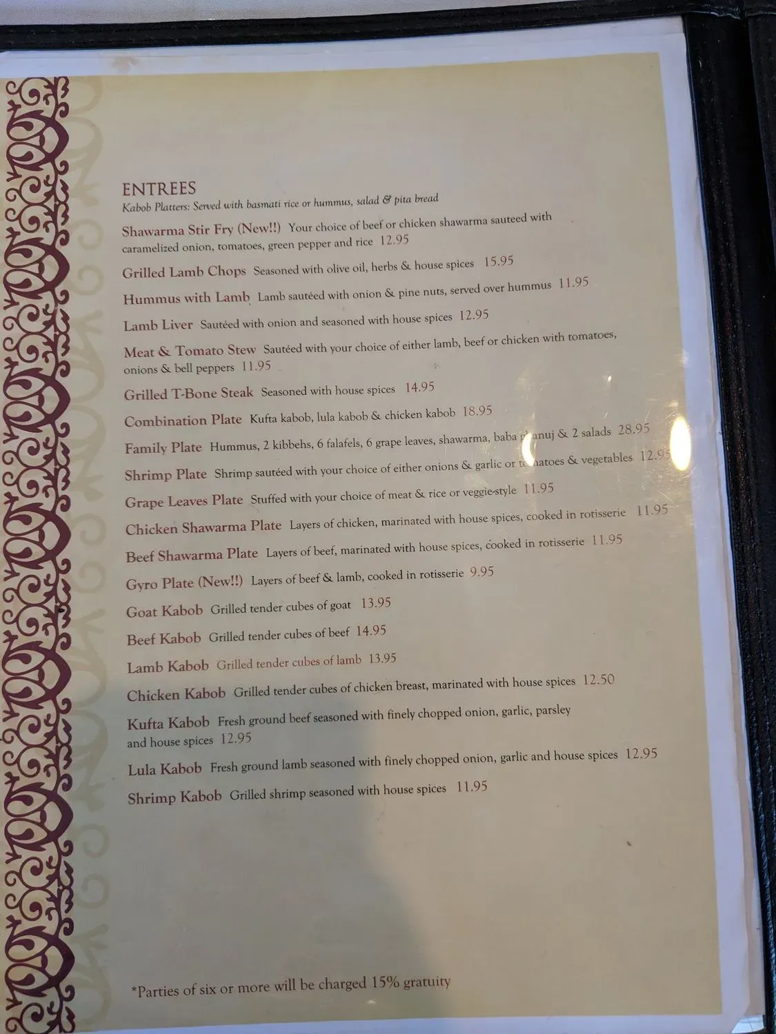 Menu 4