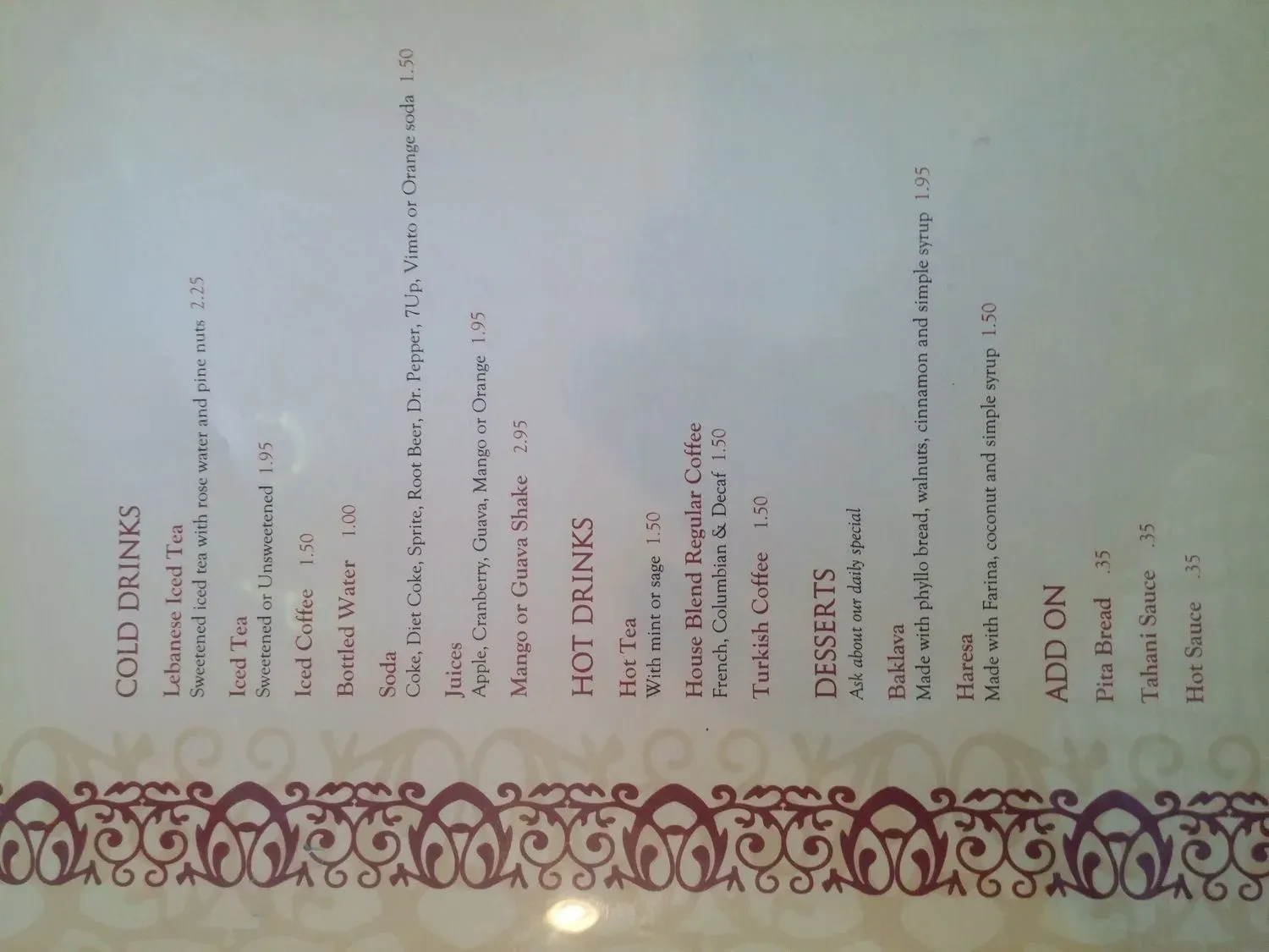 Menu 6