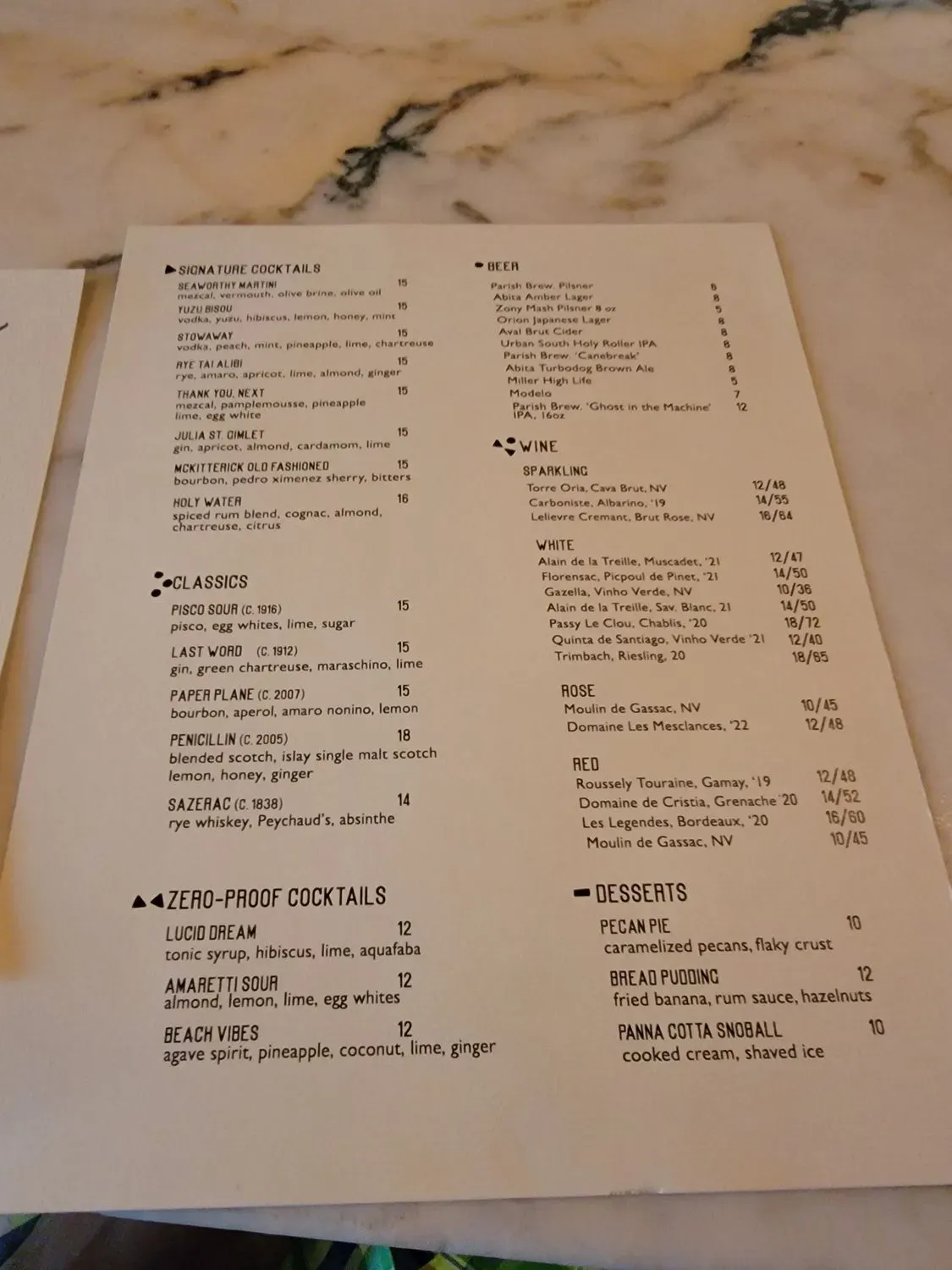 Menu 6