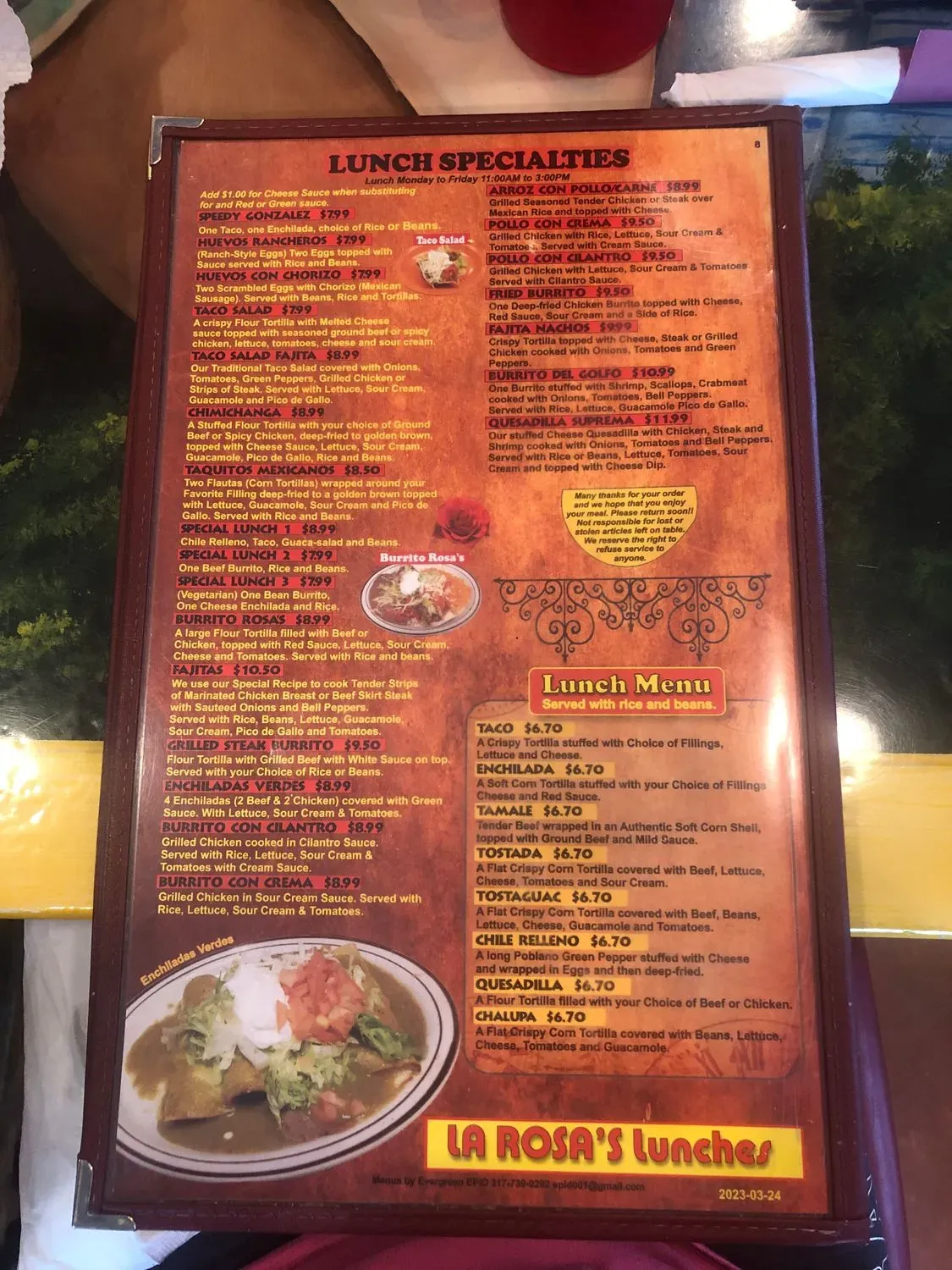 Menu 2