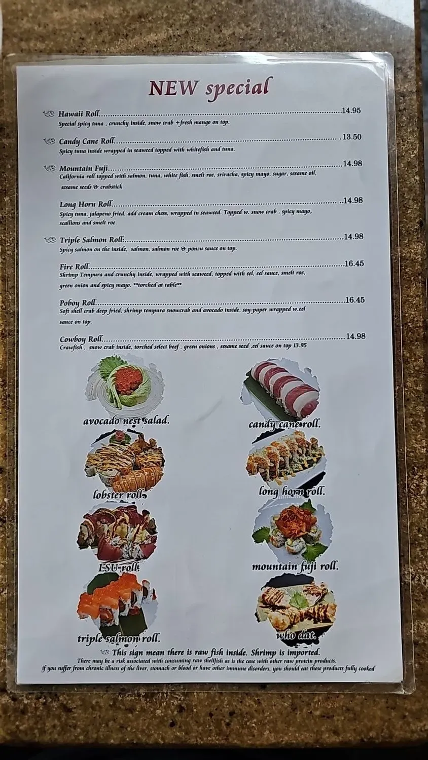 Menu 3