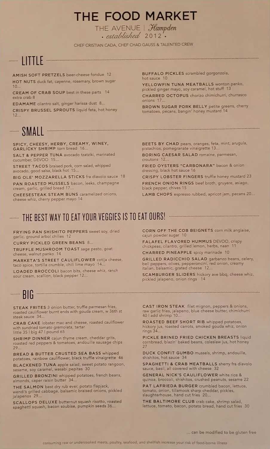 Menu 2