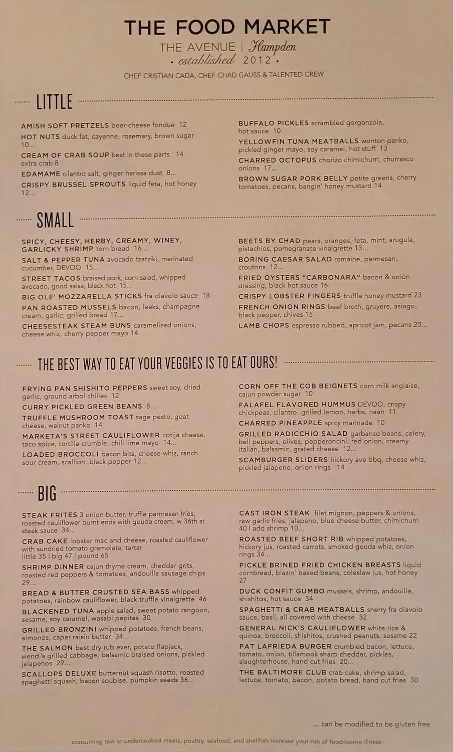 Menu 2