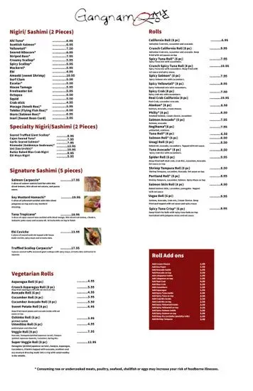 Menu 5