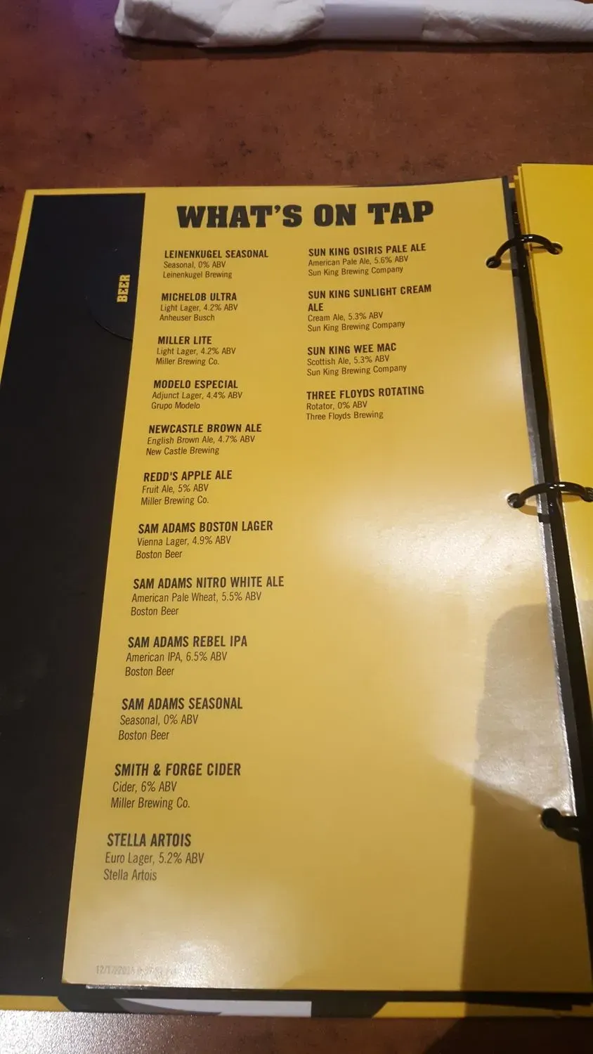 Menu 4