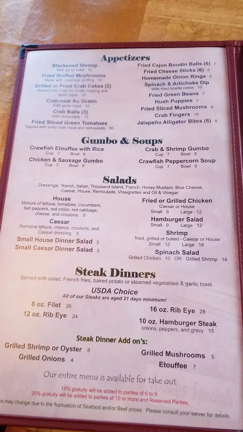 Menu 4