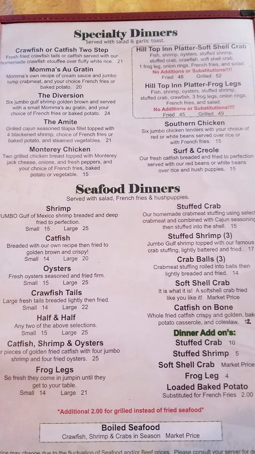 Menu 5