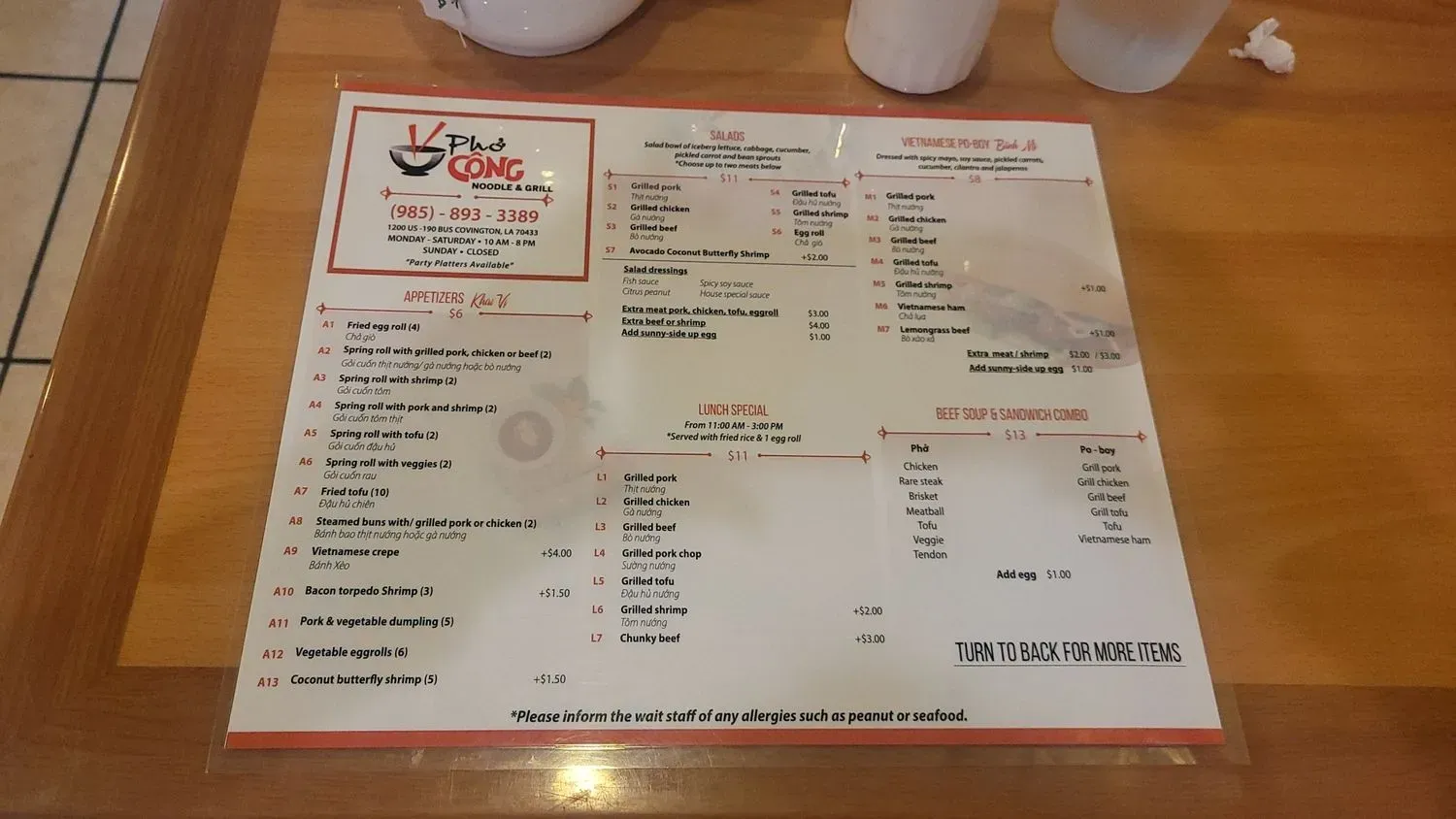 Menu 4