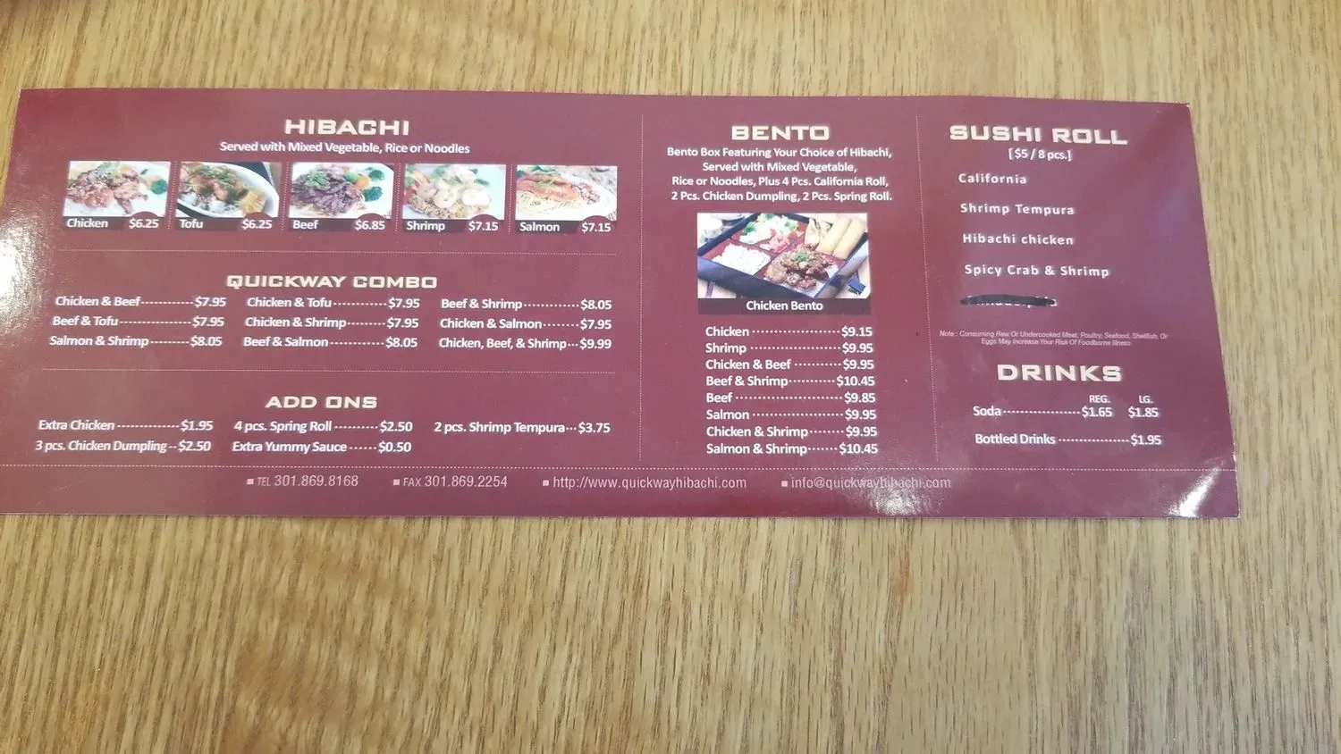 Menu 2