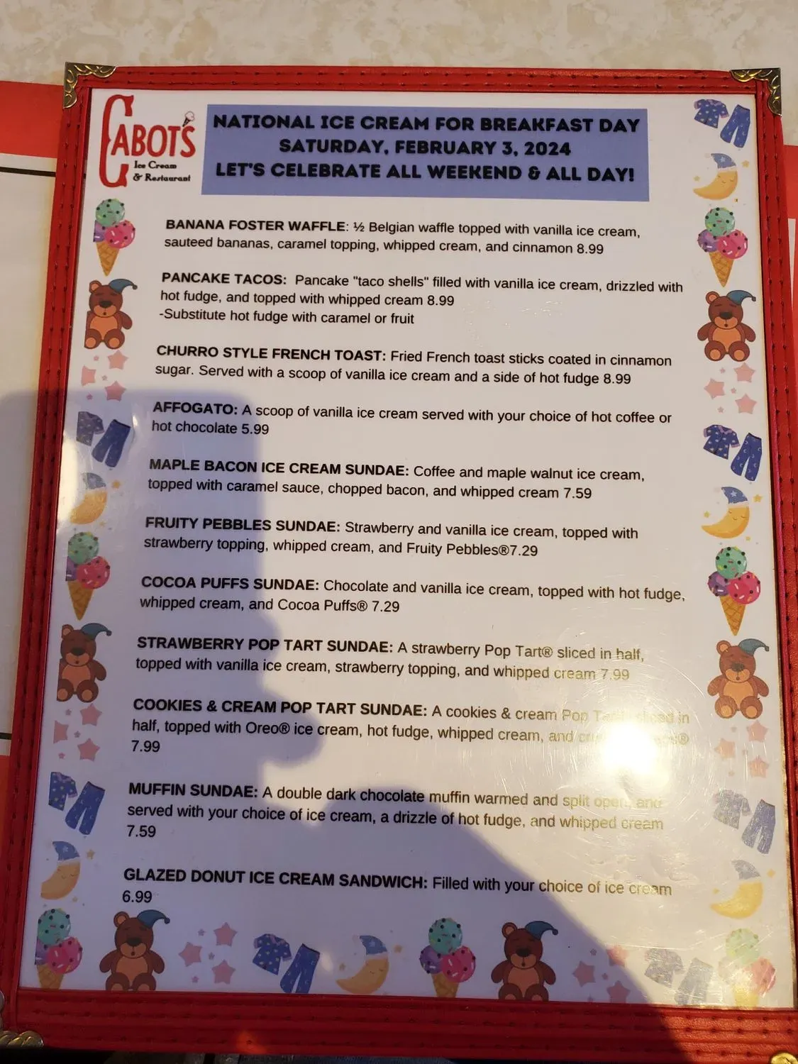 Menu 4