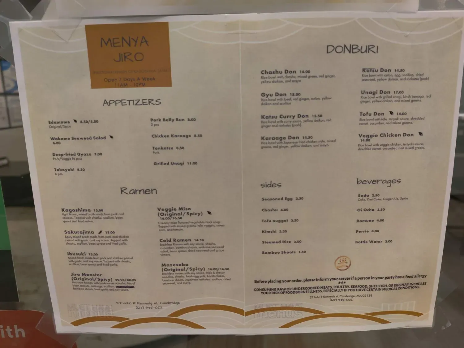 Menu 4