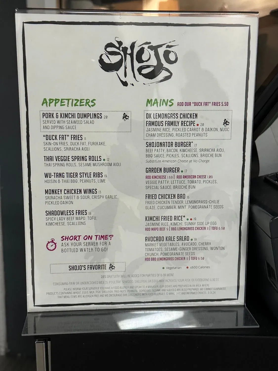 Menu 4