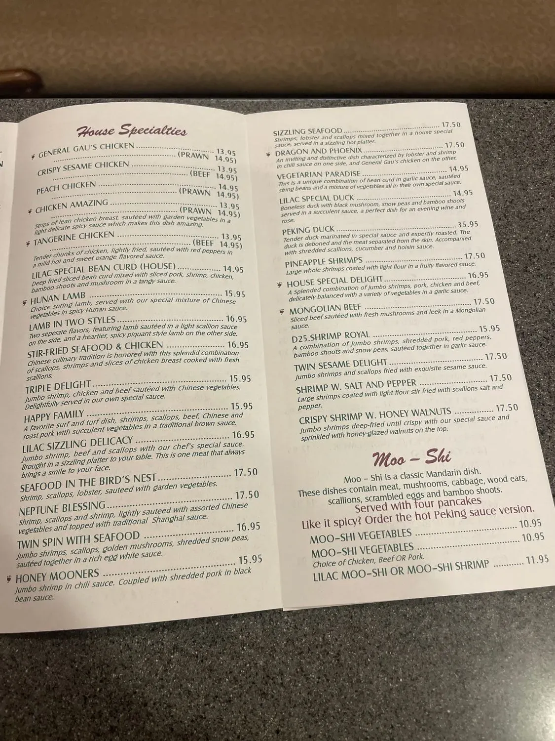 Menu 5