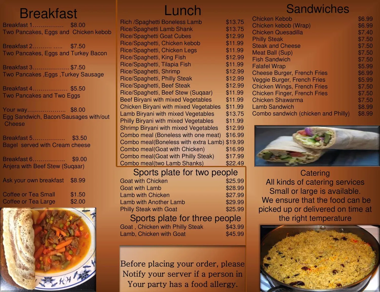 Menu 4