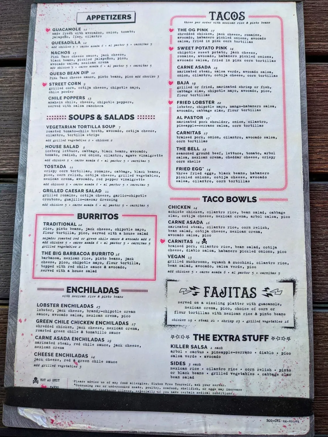 Menu 5