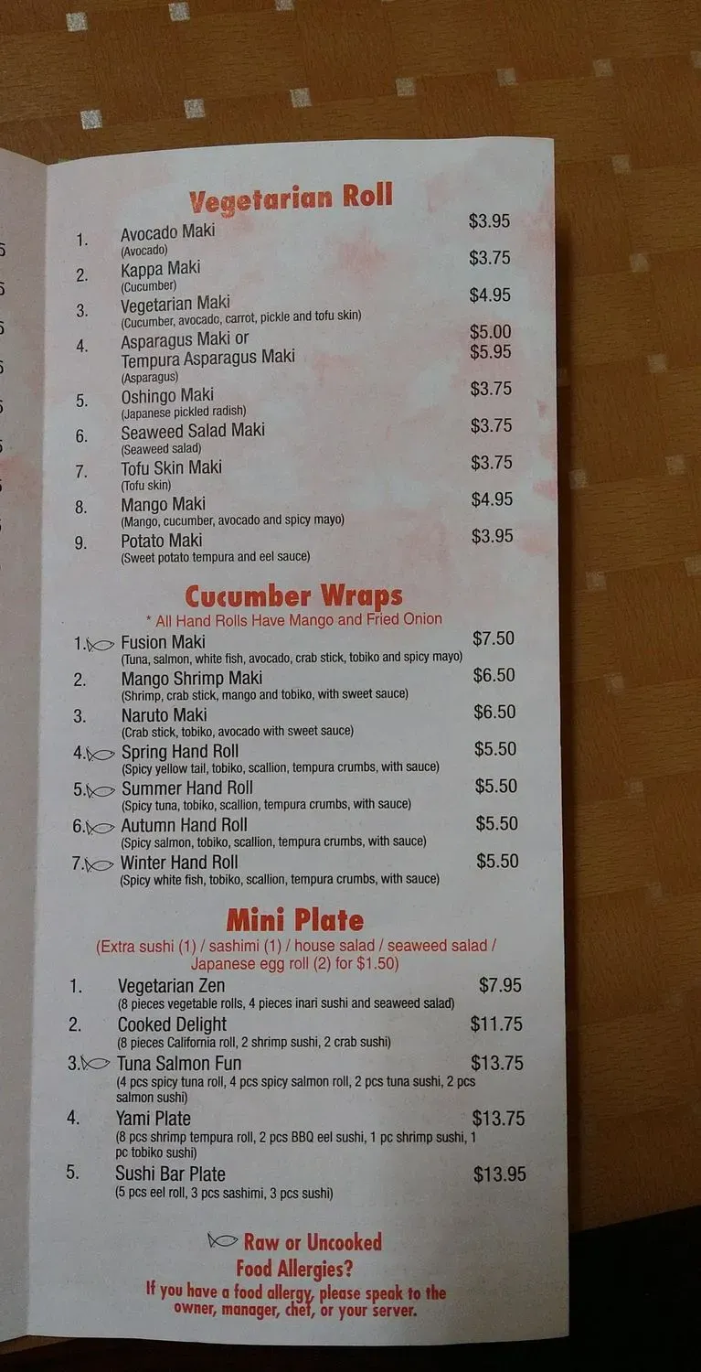 Menu 5