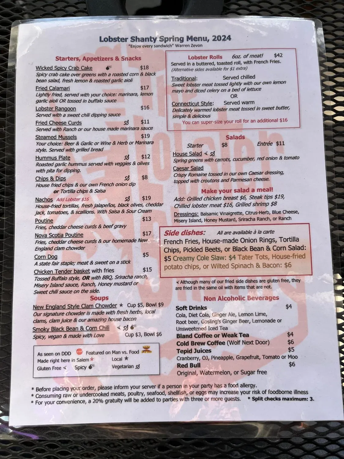 Menu 5