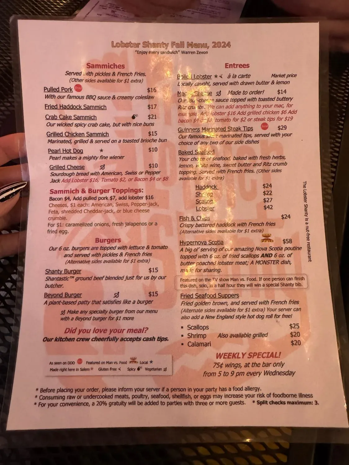 Menu 6