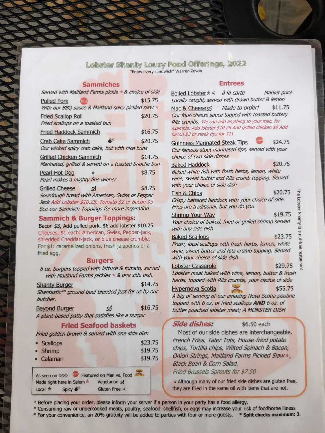 Menu 4