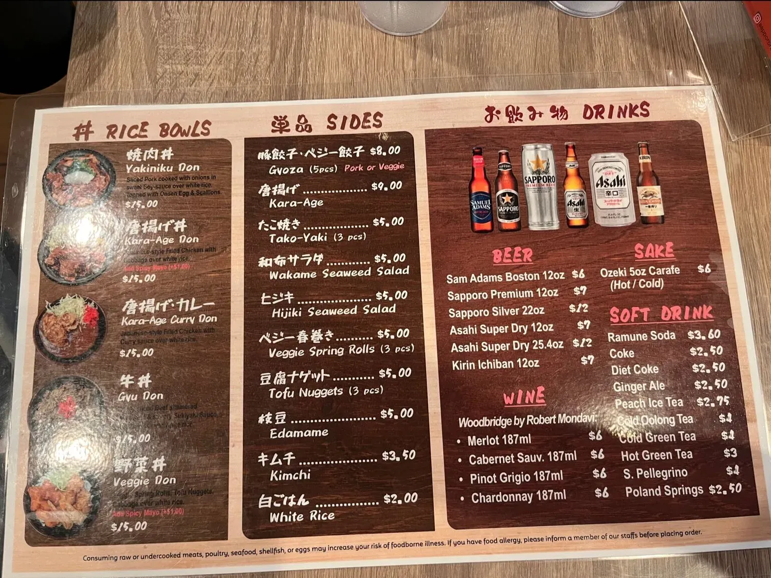 Menu 3