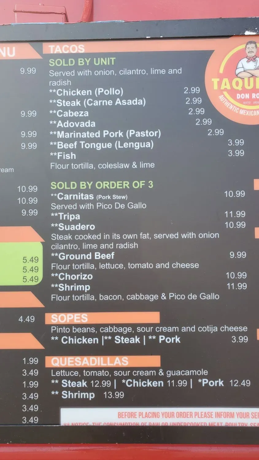 Menu 6