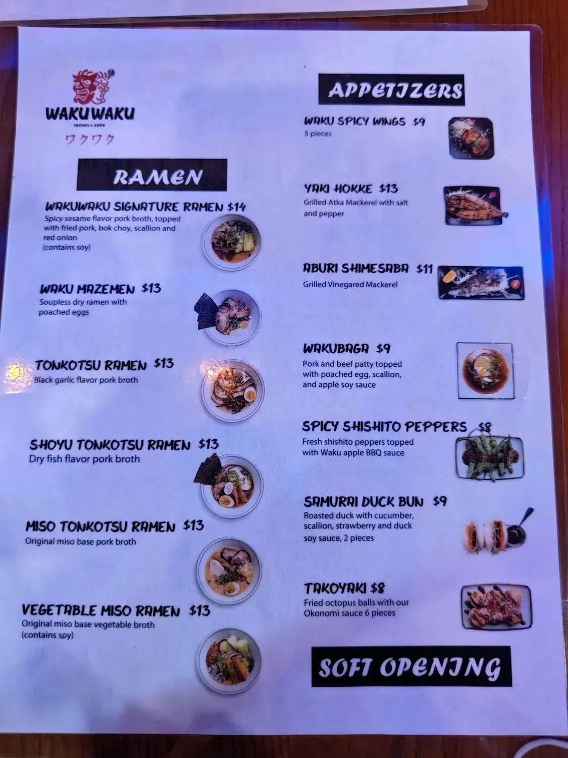 Menu 6