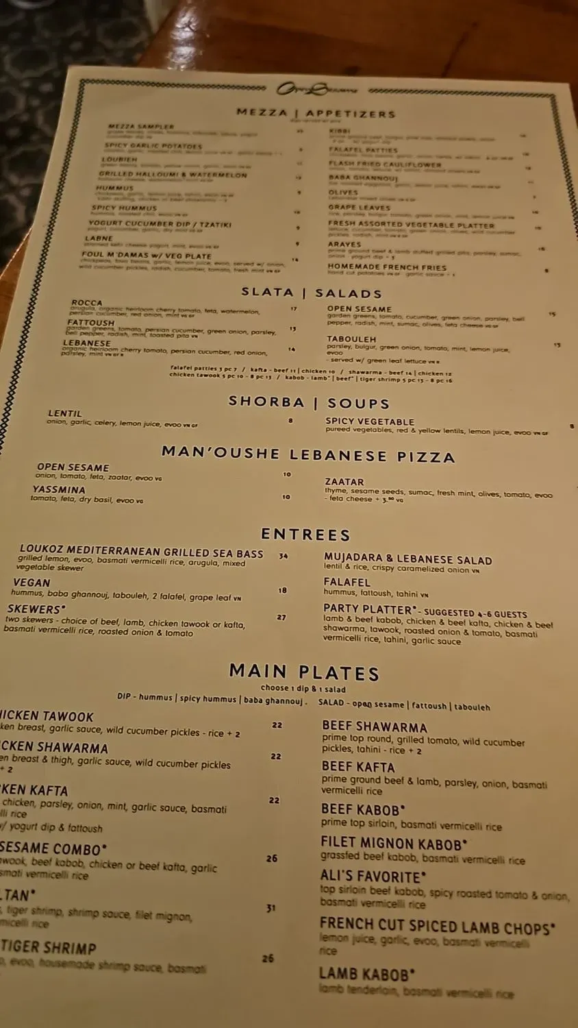 Menu 4