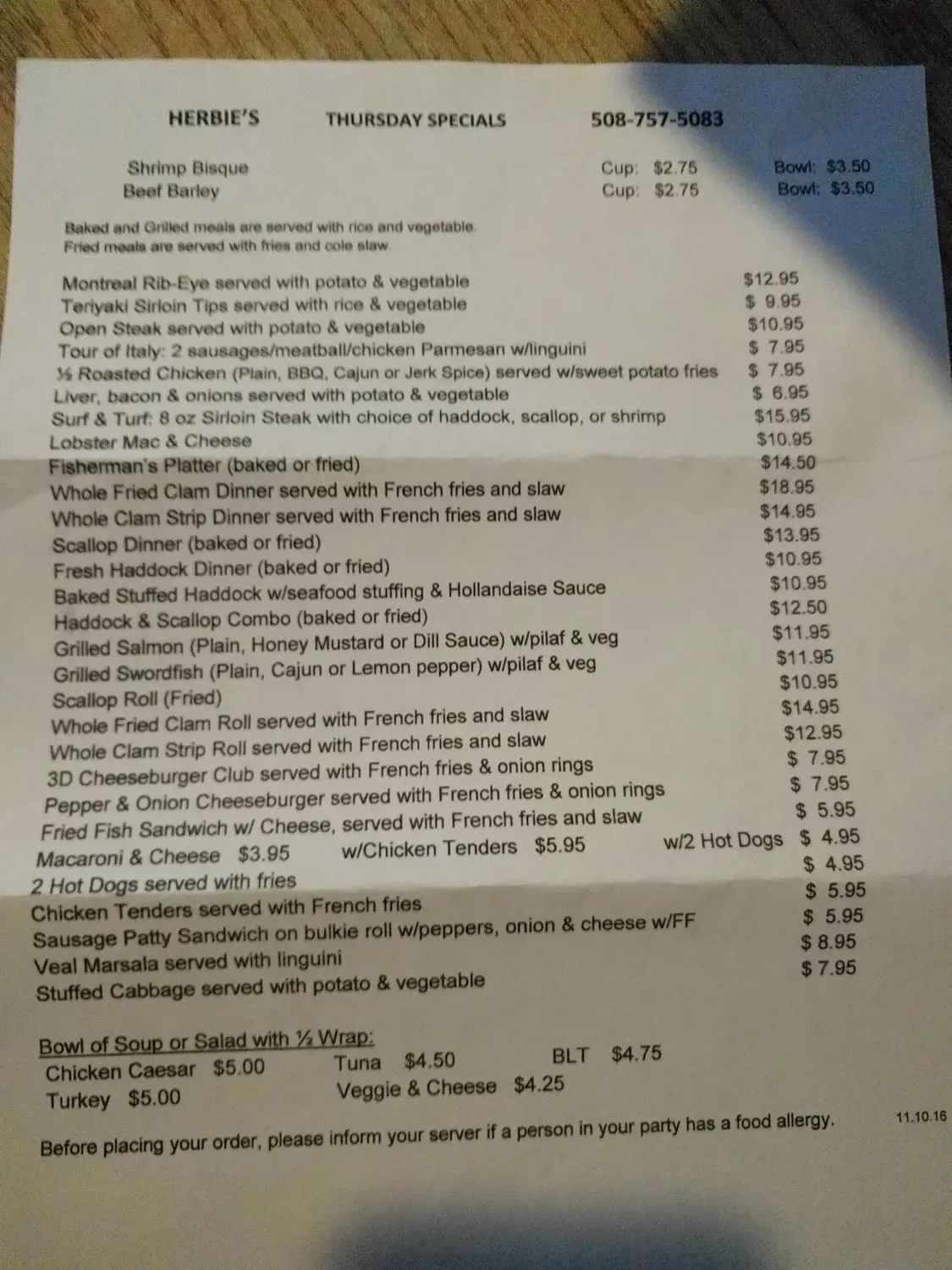 Menu 4