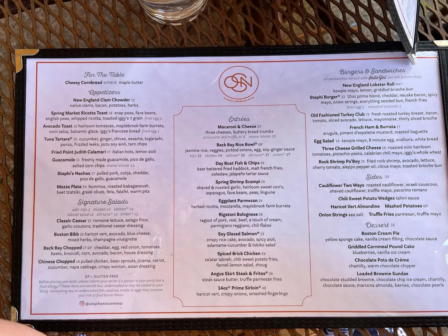 Menu 4